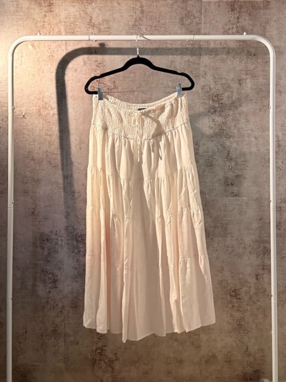 The Perfect White Boho Skirt